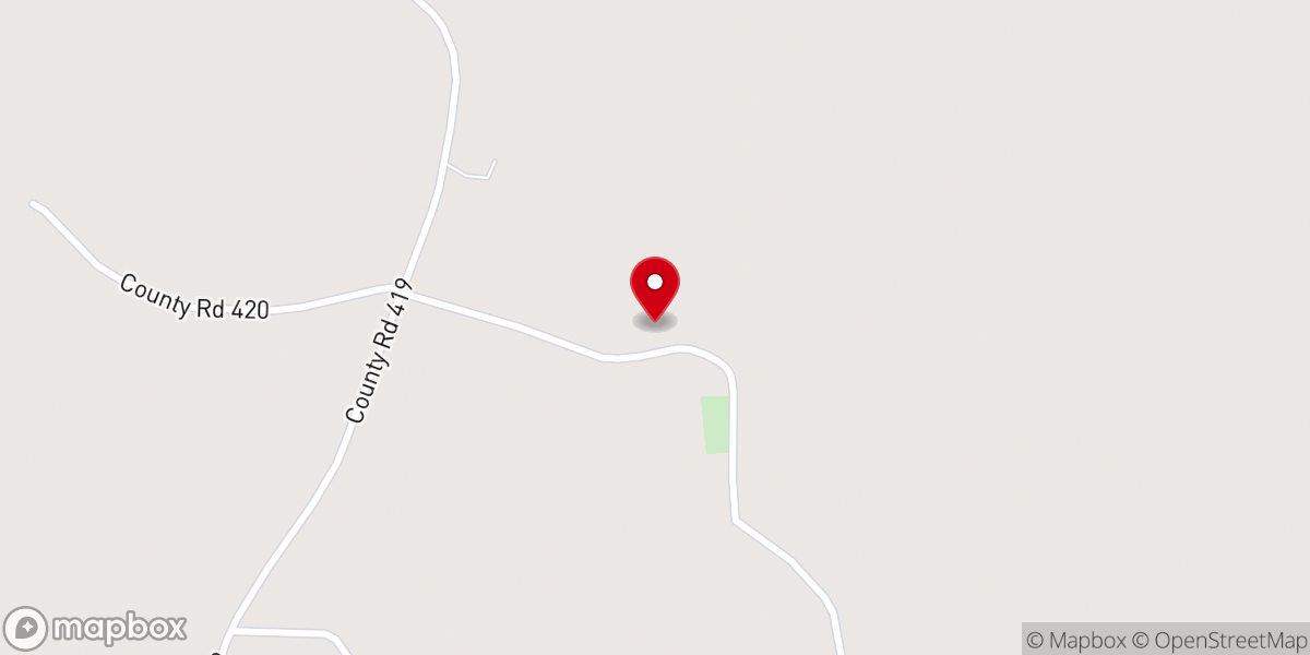 Map showing location of Duncan Hill Church
