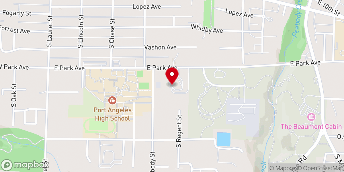 Map showing location of St Andrew's Episcopal Church