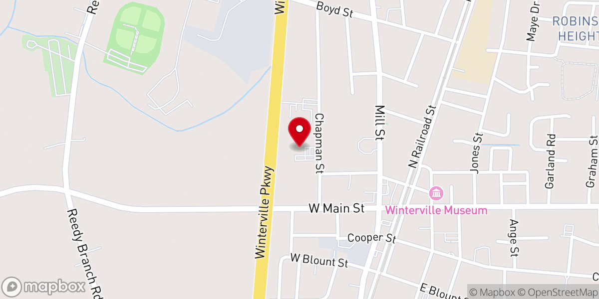 Map showing location of Gateway Church
