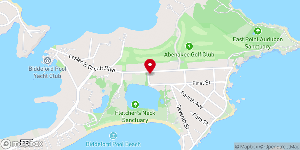 Map showing location of Saint Brendan's Chapel