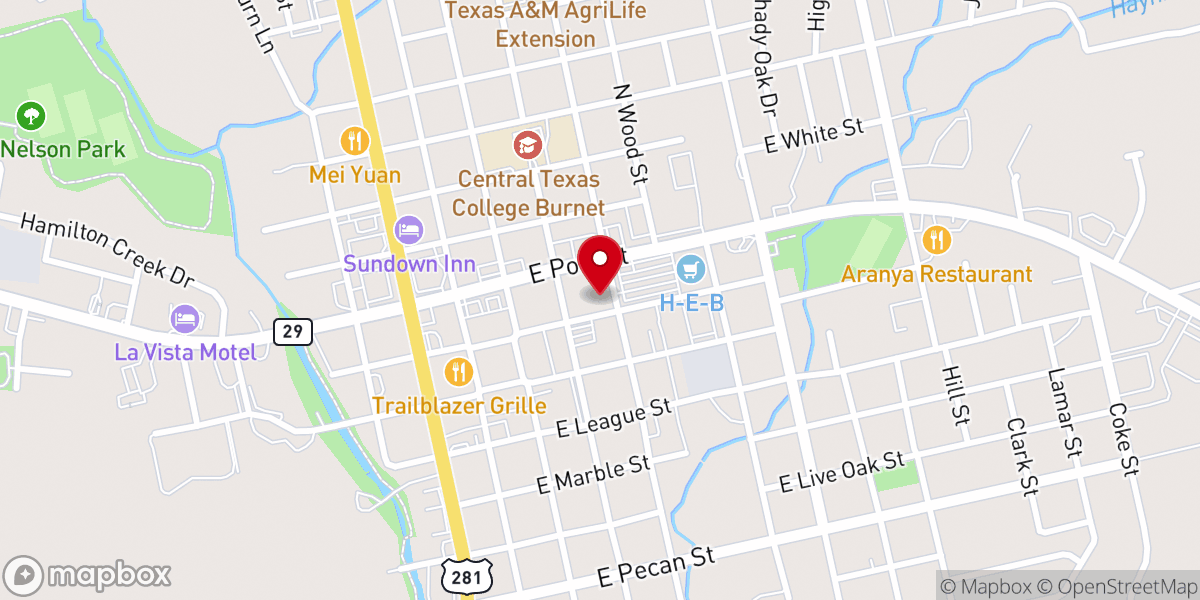 Map showing location of Main Street Bethlehem