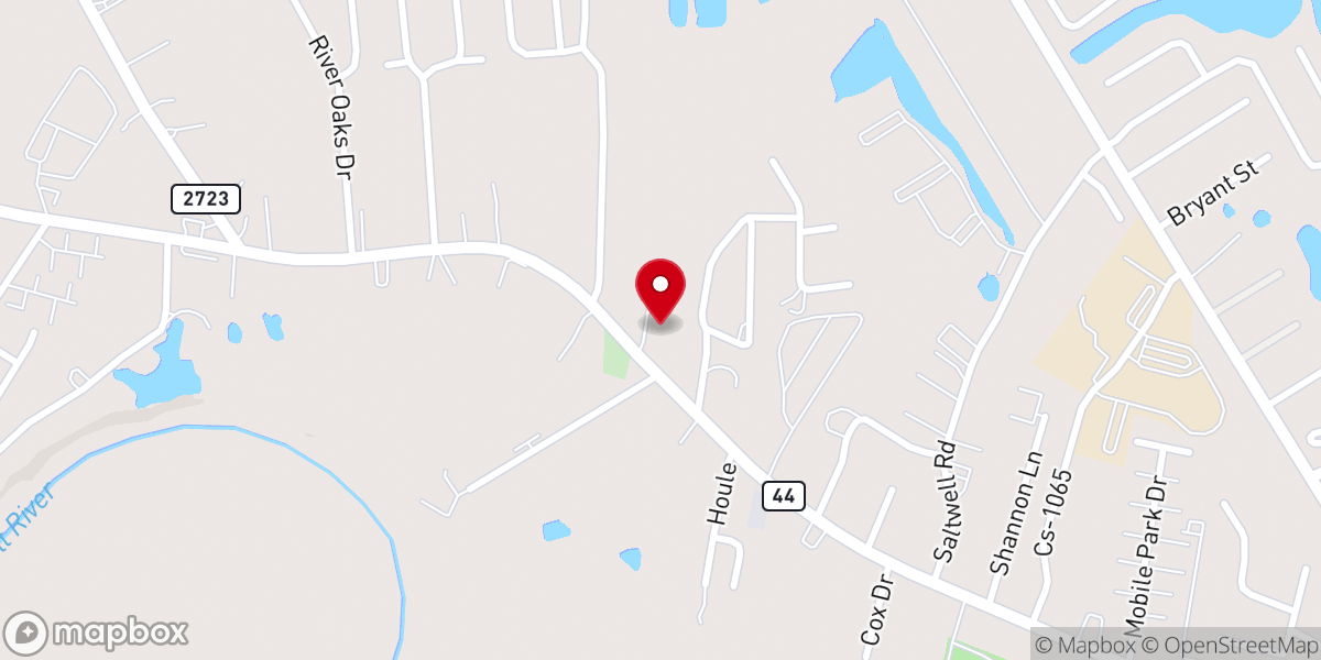 Map showing location of Trinity Life Center