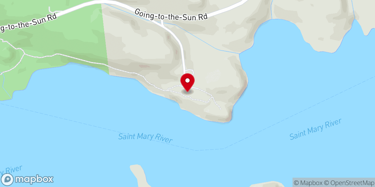 Map showing location of Sun Point Nature Trail
