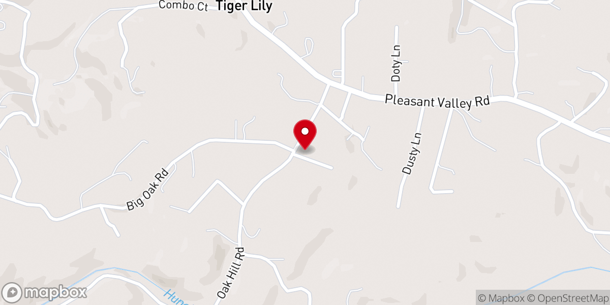Map showing location of Placerville Church