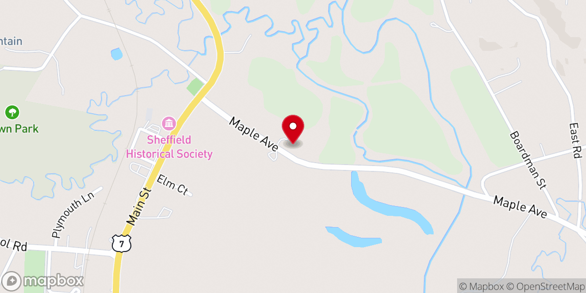 Map showing location of Our Lady of the Valley Catholic Church, Sheffield