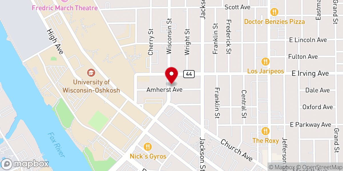 Map showing location of Rising Son Lutheran Chapel