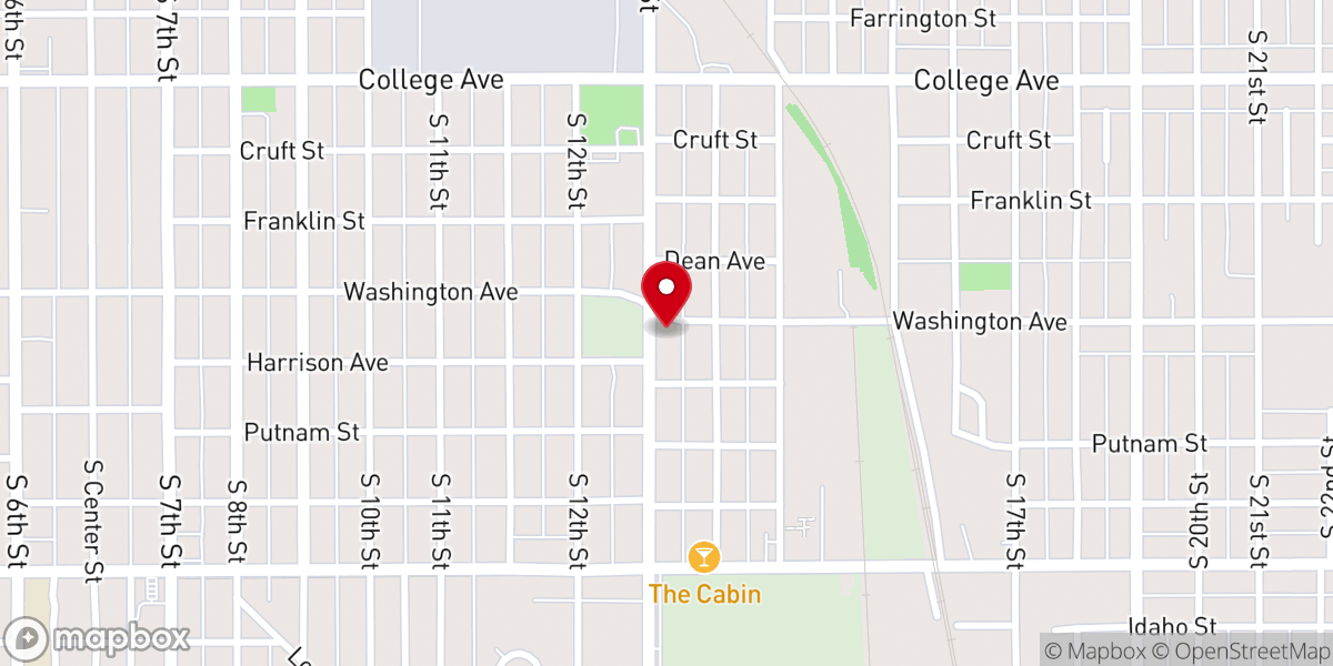 Map showing location of Bethlehem Temple Church