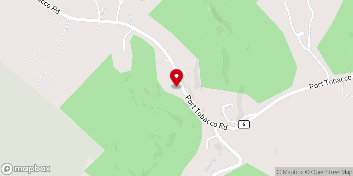 Map showing location of St. Ignatius Catholic Church