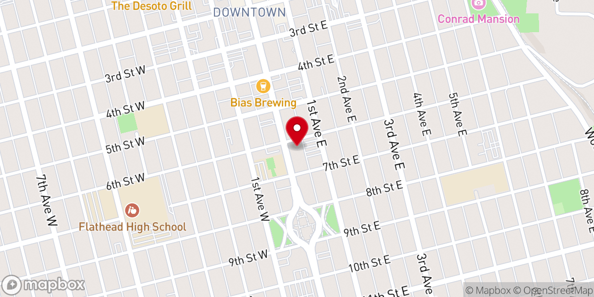 Map showing location of Bethlehem Lutheran Church