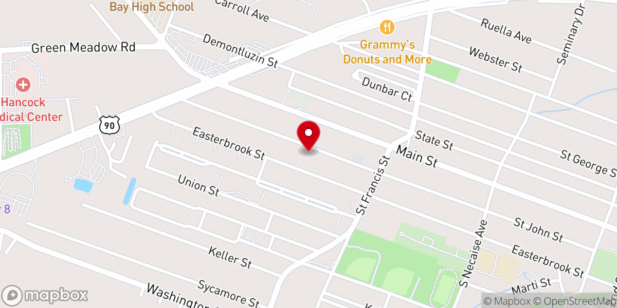 Map showing location of House of Prayer Church of God