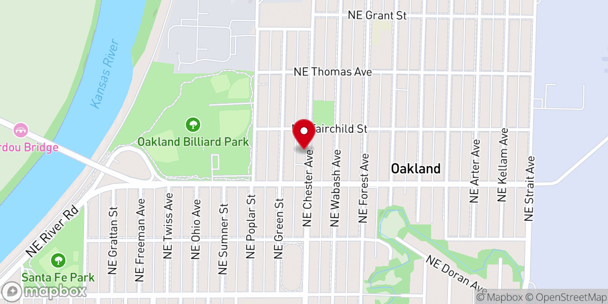 Map showing location of Saint Helen Catholic Mission
