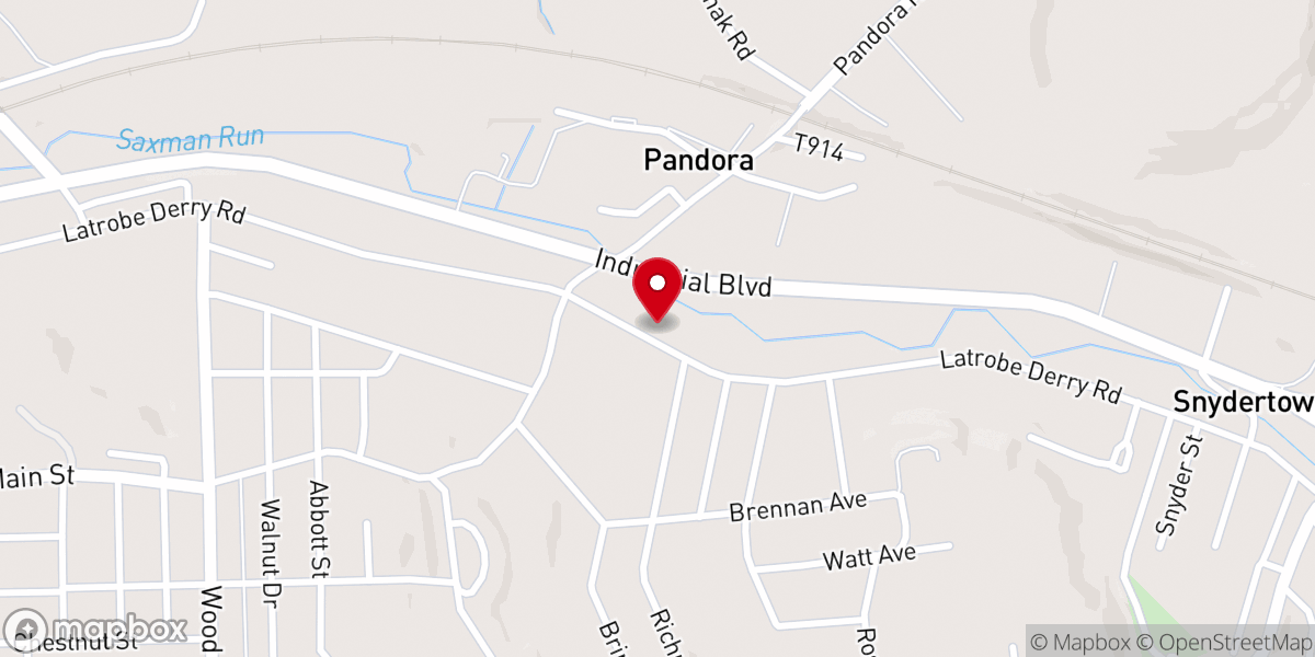 Map showing location of Logos Christian Fellowship