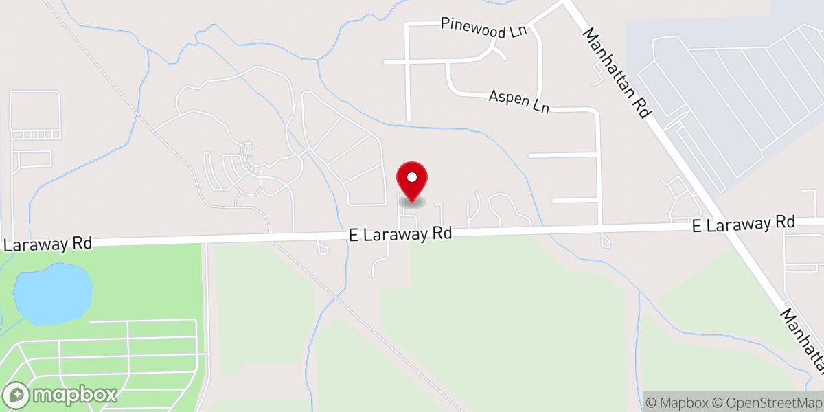 Map showing location of First Christian Church