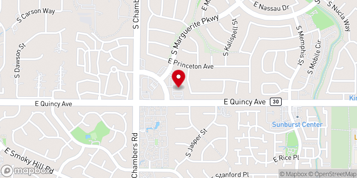 Map showing location of Trinity Baptist Church