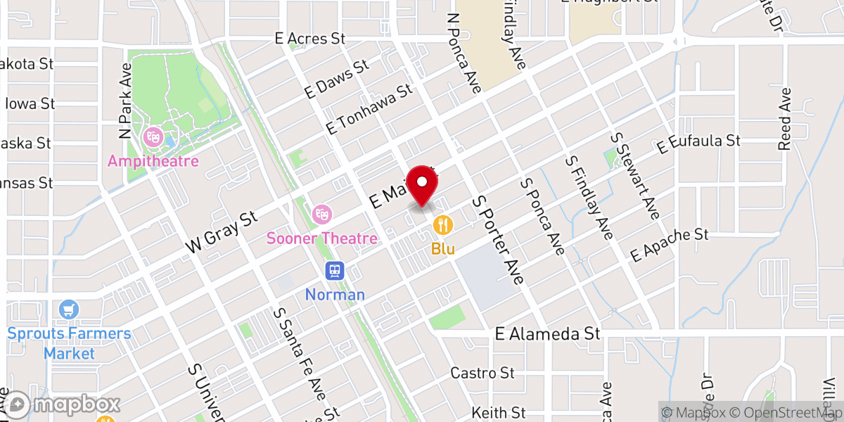 Map showing location of Providence Road Church