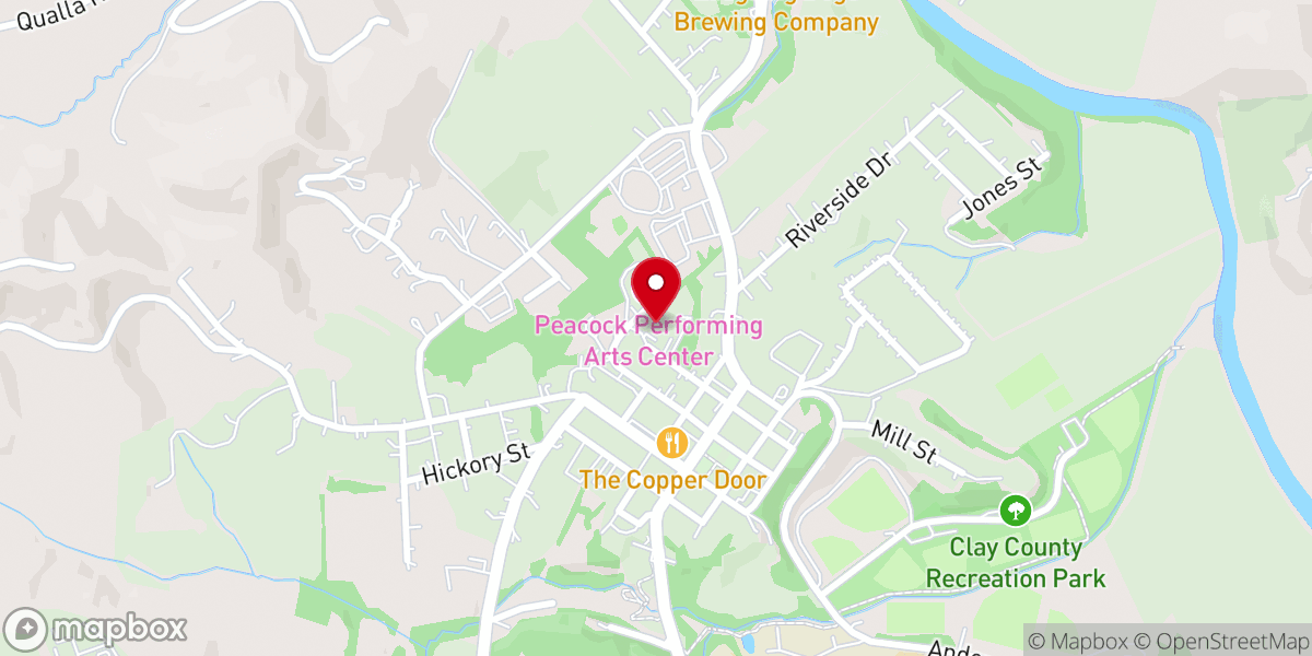 Map showing location of Appalachian Community Services