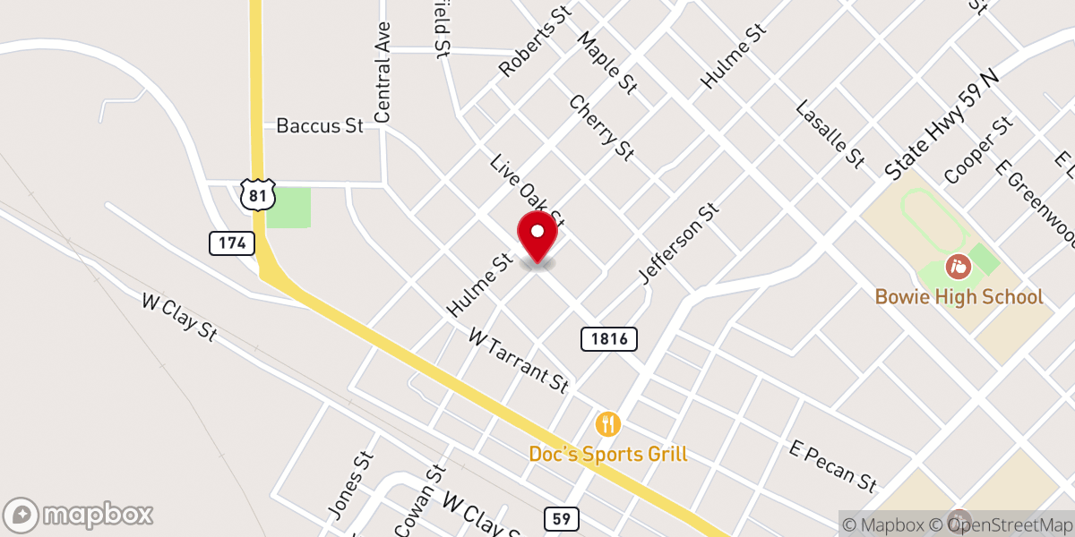 Map showing location of Truth Tabernacle United Pentecostal Church
