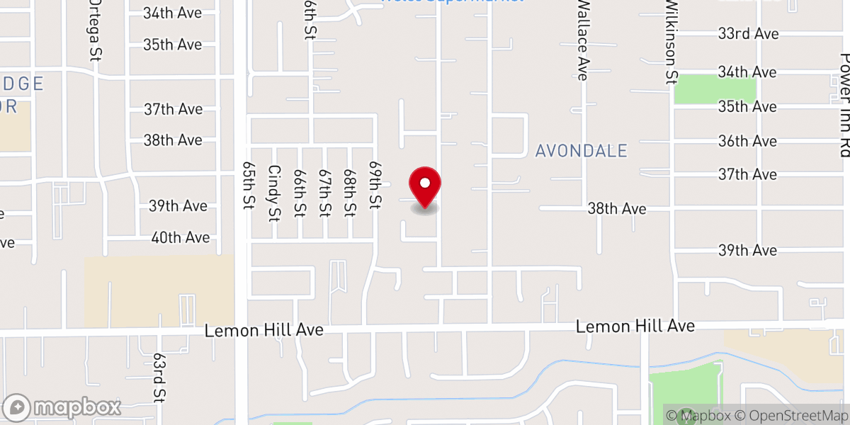 Map showing location of Church of God Seventh Day Adventist