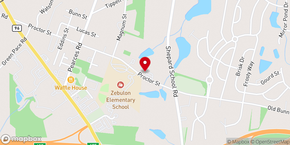 Map showing location of Wakefield Missionary Baptist Church,Inc.