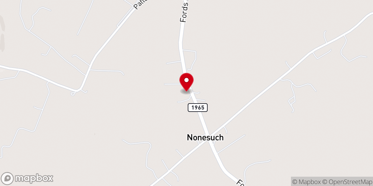 Map showing location of Church Barn Farm