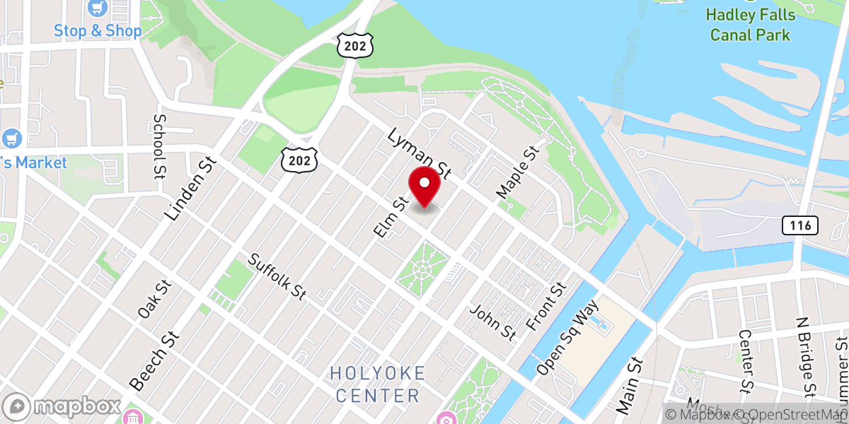 Map showing location of St. Jerome's Parish
