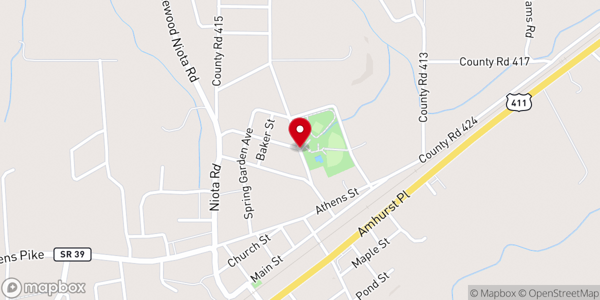 Map showing location of Englewood park