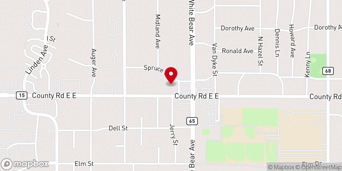Map showing location of St. Stephen Lutheran Church
