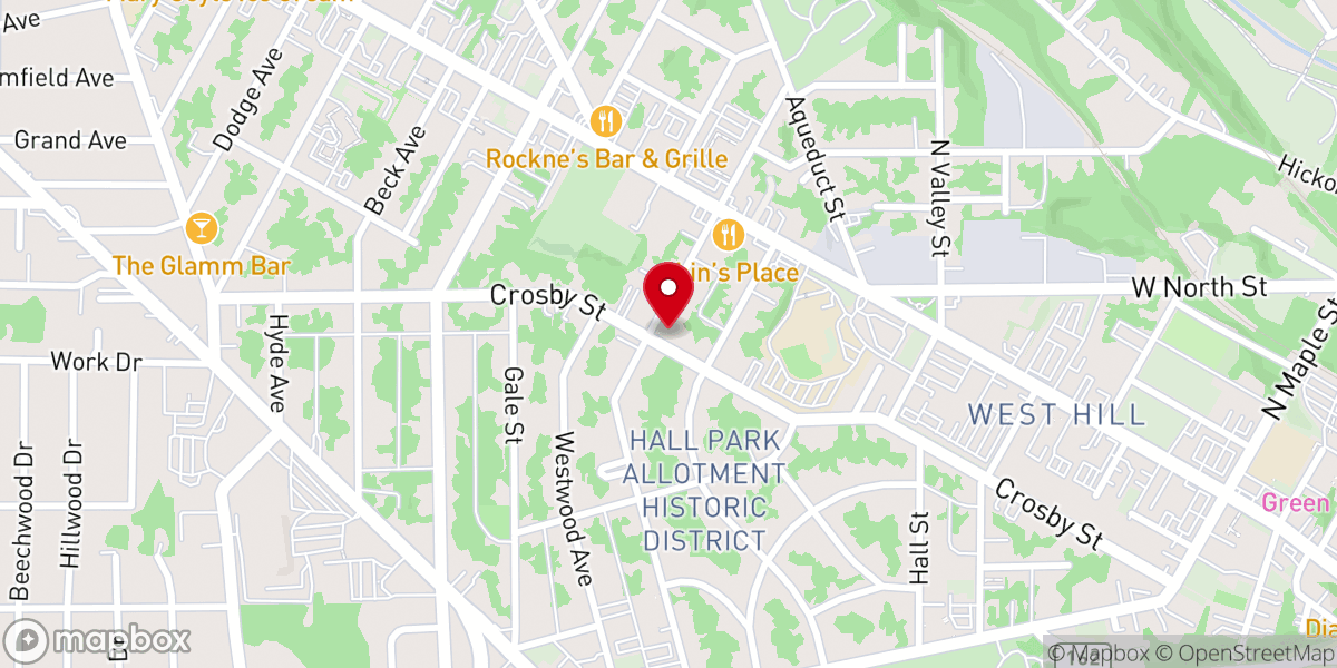 Map showing location of House of Prayer for All People