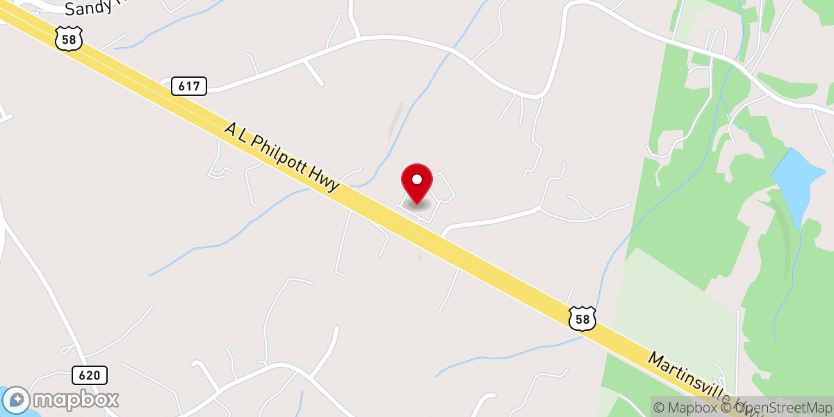 Map showing location of Mt Calvary Pentecostal Church