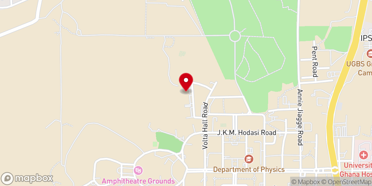 Map showing location of Anglican Church Hall