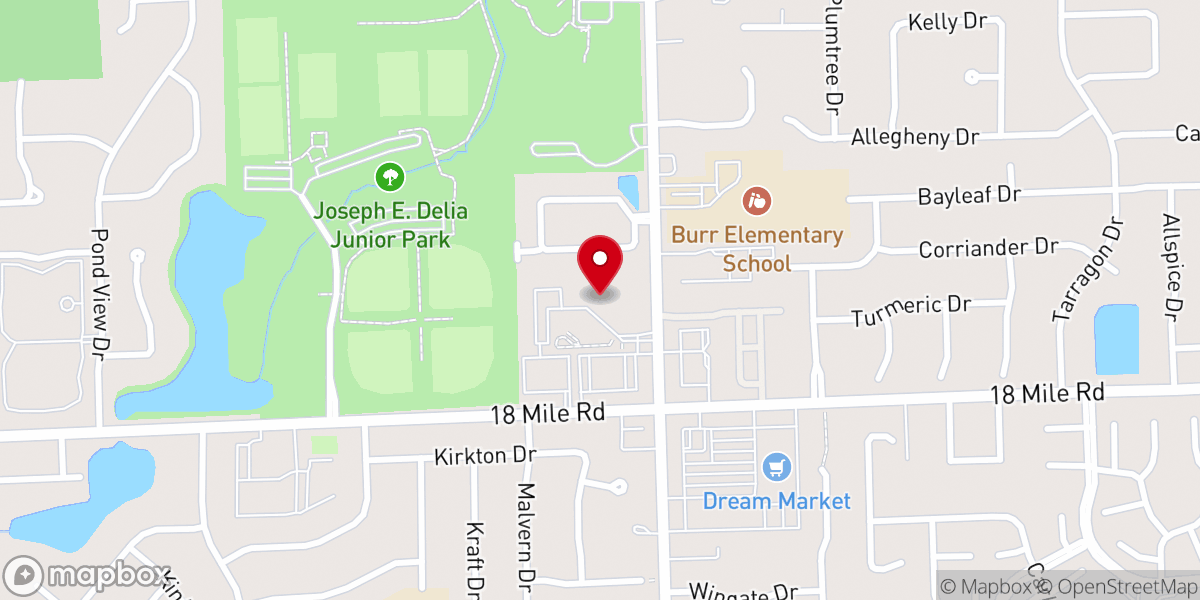 Map showing location of SS. Cyril & Methodius Slovak Catholic Church