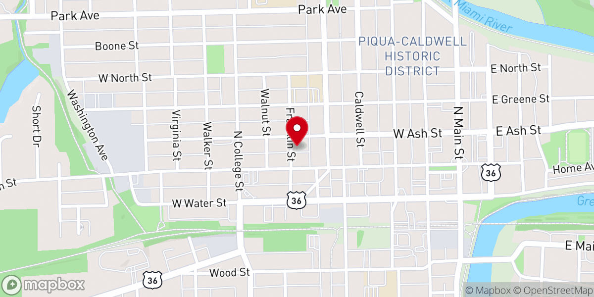 Map showing location of True Vine Church