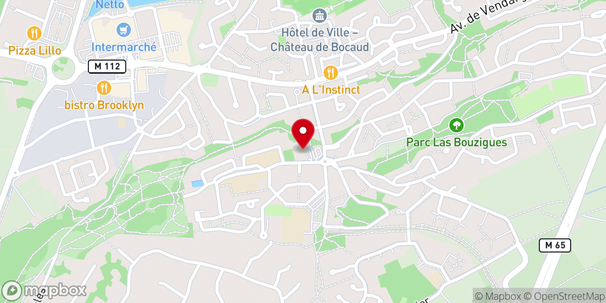 Map showing location of Centre oecuménique - Eglise Protestante Unie de Montpellier & Alentours