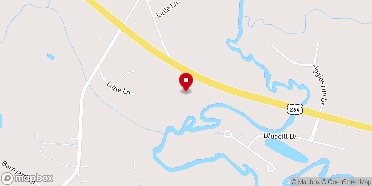 Map showing location of Triumph Missionary Baptist Church