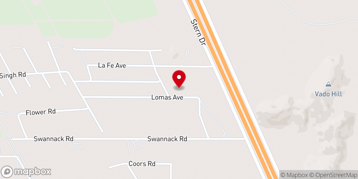 Map showing location of San Pedro Mission