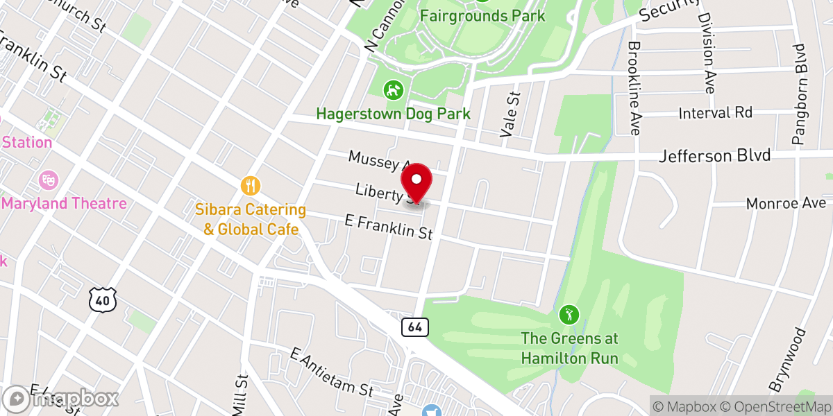 Map showing location of Saint Catherine Orthodox Church