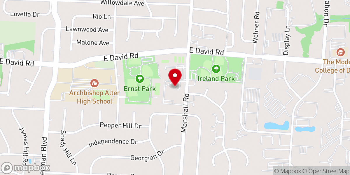 Map showing location of Lifepointe Church