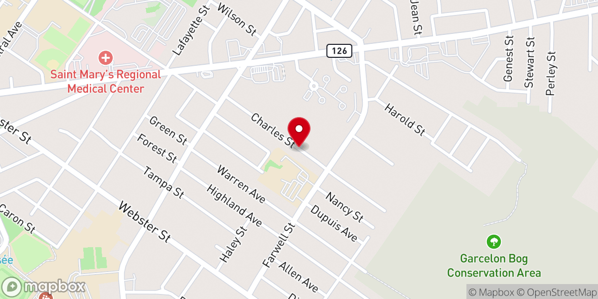 Map showing location of Golgotha Assembly of God International Ministry