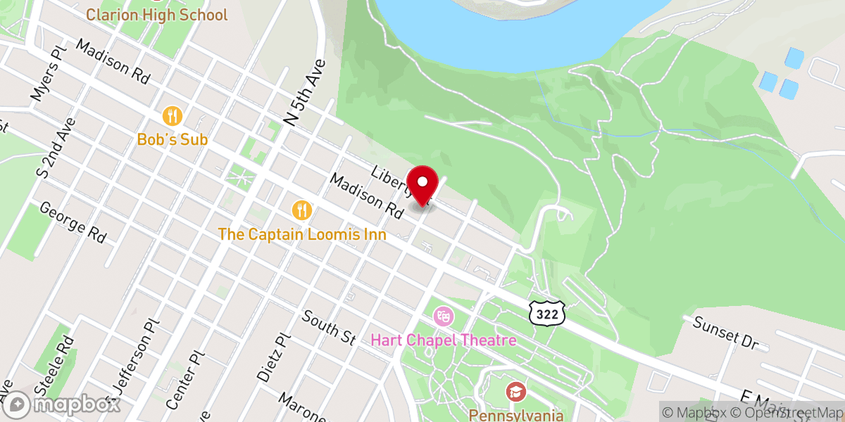 Map showing location of Office and Rectory of the Immaculate Conception Parish