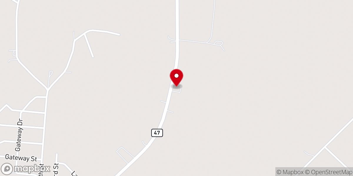 Map showing location of Shining Light Food Ministry