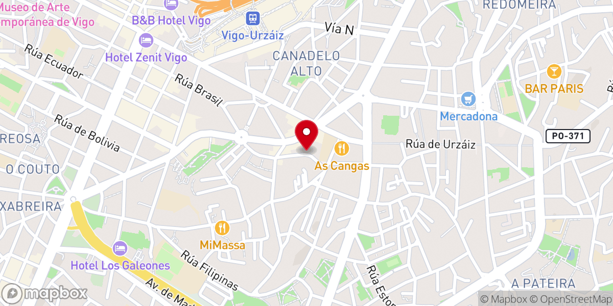 Map showing location of Iglesia Evangélica de Hermanos Jesús Viene
