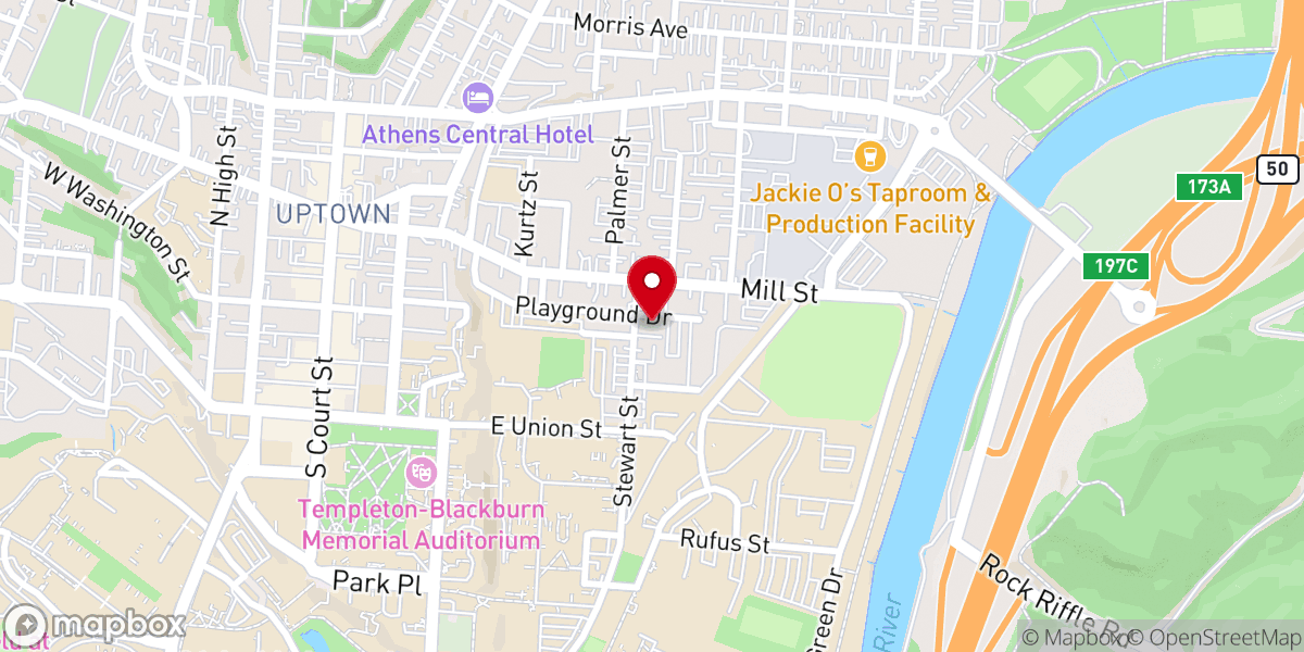 Map showing location of Holy Family Center