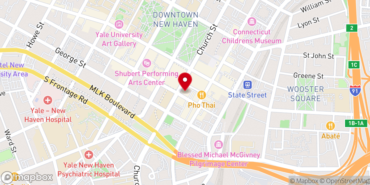 Map showing location of New Life Christian Center