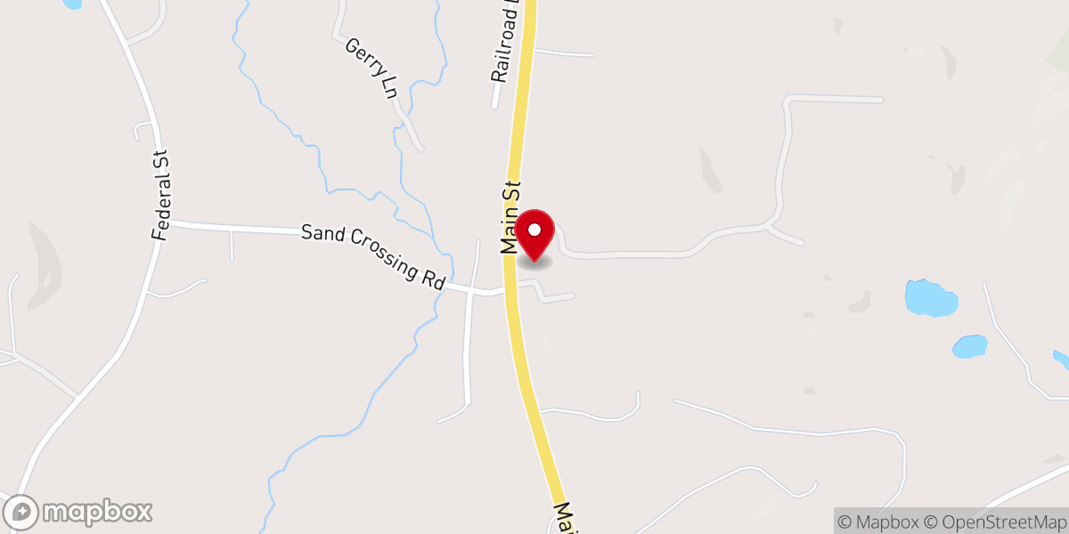 Map showing location of Grace Family Church Assemblies of God