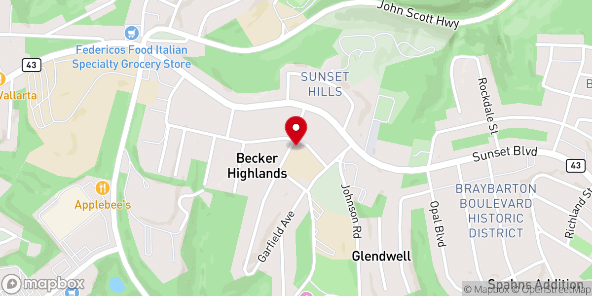 Map showing location of Triumph of the Cross