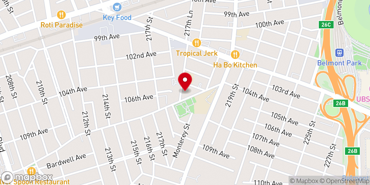Map showing location of Sts. Joachim & Anne Roman Catholic Church