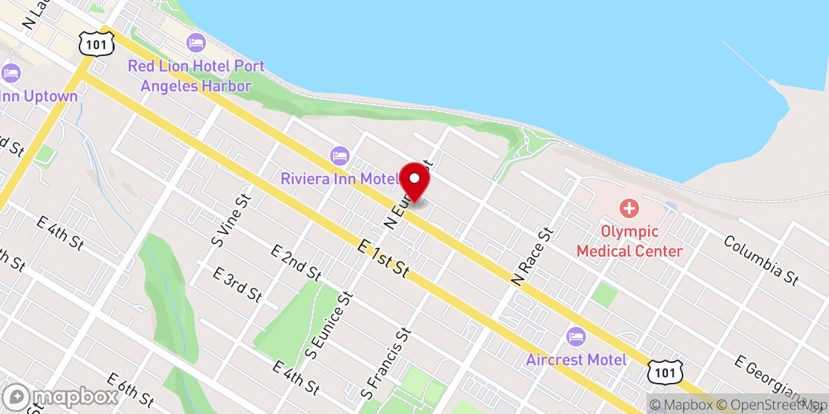 Map showing location of Catholic Community Services