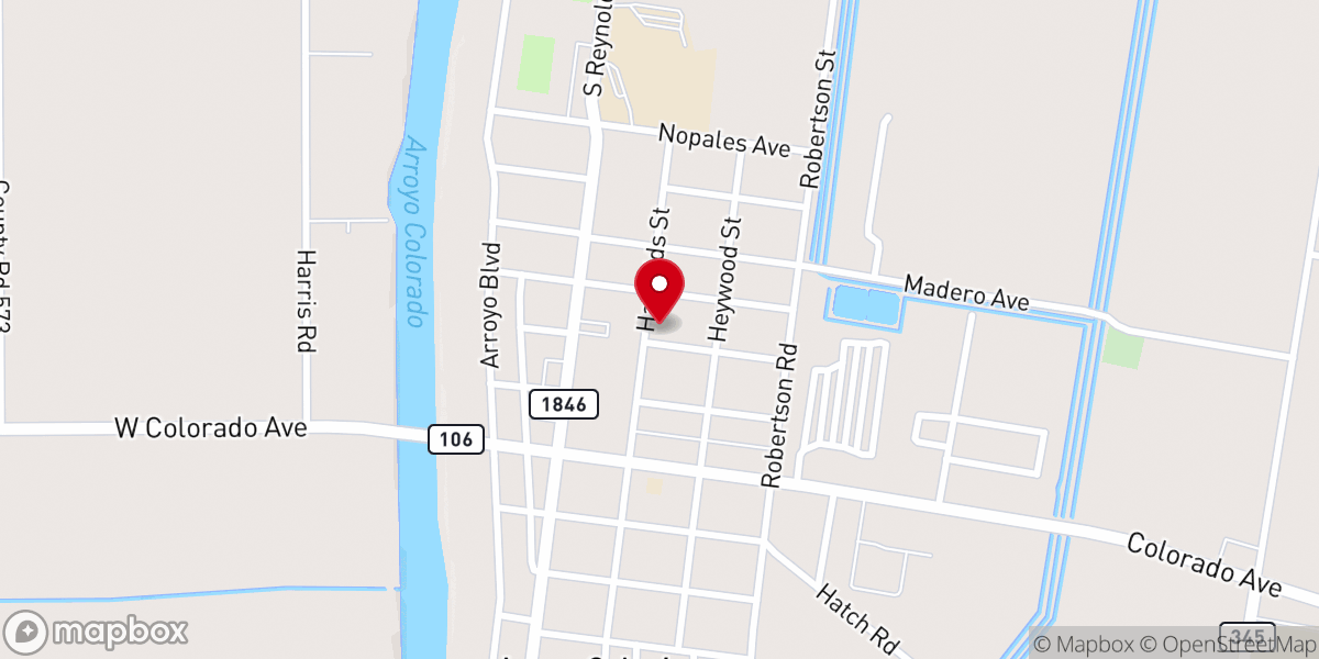 Map showing location of St Helen's Catholic Church