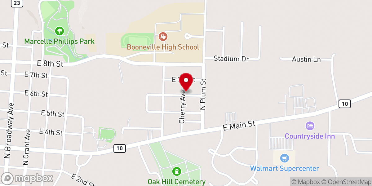 Map showing location of Our Lady of the Assumption Catholic Church