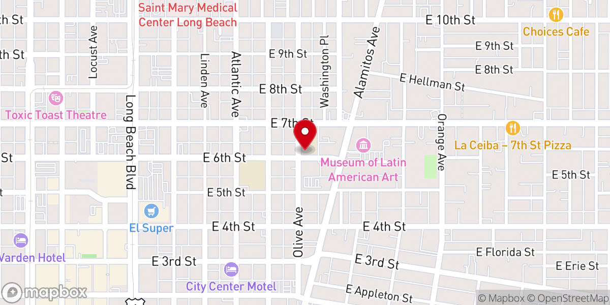 Map showing location of Verbum Dei Missionaries Spirituality Center